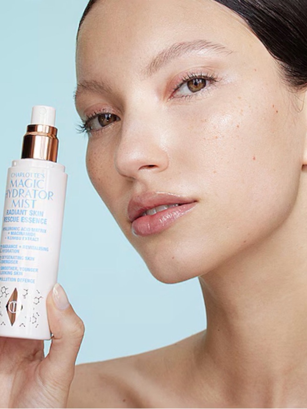 Charlotte Tilbury Rescue Essence Facial Hydration - White and Light Blue - Picture 8 of 10